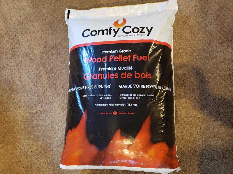 comfy cozy wood pellets